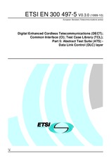 Standard ETSI EN 300497-5-V0.3.0 5.10.1999 preview