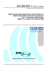 Standard ETSI EN 300607-1-V5.8.1 25.8.1999 preview
