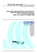 Standard ETSI EN 300607-1-V5.10.1 28.6.2000 preview