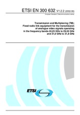 Preview ETSI EN 300632-V1.2.2 21.6.2002