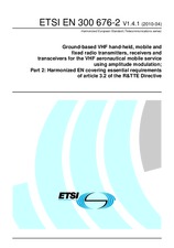 Standard ETSI EN 300676-2-V1.4.1 23.4.2010 preview