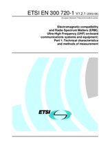 Preview ETSI EN 300720-1-V1.2.1 3.8.2000