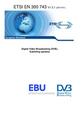 Preview ETSI EN 300743-V1.5.1 16.1.2014