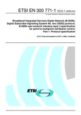 Standard ETSI EN 300771-1-V2.0.1 27.4.2000 preview