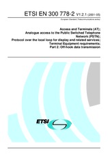 WITHDRAWN ETSI EN 300778-2-V1.2.1 4.5.2001 preview