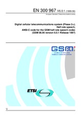 Standard ETSI EN 300967-V6.0.1 4.6.1999 preview
