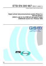 Standard ETSI EN 300967-V8.0.1 15.11.2000 preview
