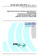 Standard ETSI EN 300972-V8.0.1 15.11.2000 preview