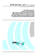 Standard ETSI EN 301127-V1.1.1 13.9.2000 preview