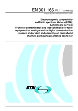 Standard ETSI EN 301166-V1.1.1 22.2.1999 preview