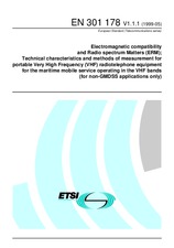 Standard ETSI EN 301178-V1.1.1 19.5.1999 preview