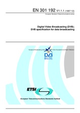 Standard ETSI EN 301192-V1.1.1 15.12.1997 preview