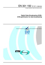 Standard ETSI EN 301192-V1.2.1 18.6.1999 preview