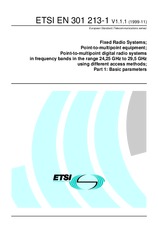 Preview ETSI EN 301213-1-V1.1.1 5.11.1999