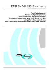 Standard ETSI EN 301213-2-V1.1.1 5.11.1999 preview