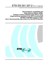 Standard ETSI EN 301357-2-V1.1.1 2.8.2000 preview