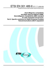 Standard ETSI EN 301489-6-V1.1.1 28.9.2000 preview