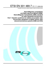 Standard ETSI EN 301489-7-V1.1.1 28.9.2000 preview