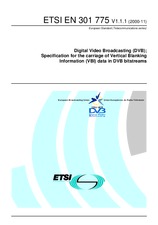 Standard ETSI EN 301775-V1.1.1 27.11.2000 preview