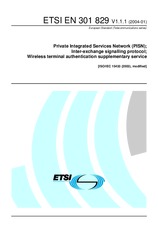 Standard ETSI EN 301829-V1.1.1 6.1.2004 preview