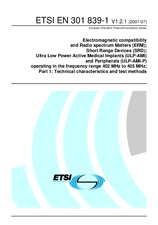Standard ETSI EN 301839-1-V1.2.1 23.7.2007 preview