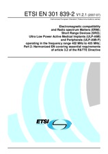 Standard ETSI EN 301839-2-V1.2.1 23.7.2007 preview