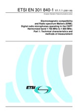 WITHDRAWN ETSI EN 301840-1-V1.1.1 19.6.2001 preview