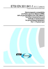 Standard ETSI EN 301841-1-V1.1.1 7.1.2002 preview
