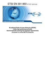 Standard ETSI EN 301893-V1.8.1 25.3.2015 preview