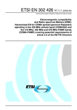 Standard ETSI EN 302426-V1.1.1 11.9.2006 preview