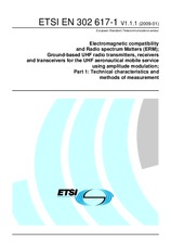Standard ETSI EN 302617-1-V1.1.1 20.1.2009 preview