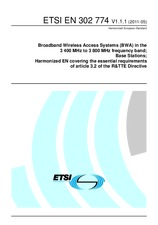 Standard ETSI EN 302774-V1.1.1 31.5.2011 preview
