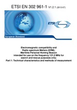 Preview ETSI EN 302961-1-V1.2.1 5.7.2013