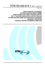 Standard ETSI ES 200674-1-V2.1.1 3.10.2007 preview
