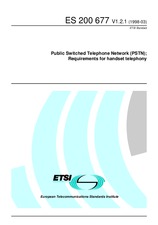 Standard ETSI ES 200677-V1.2.1 15.3.1998 preview