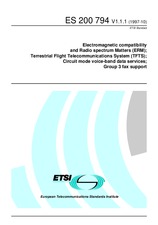 Standard ETSI ES 200794-V1.1.1 31.10.1997 preview