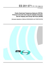 Standard ETSI ES 201071-V1.1.2 15.10.1998 preview