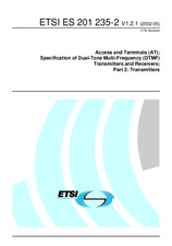 Standard ETSI ES 201235-2-V1.2.1 6.5.2002 preview