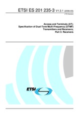 Standard ETSI ES 201235-3-V1.3.1 13.3.2006 preview