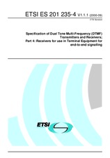 Standard ETSI ES 201235-4-V1.1.1 21.9.2000 preview
