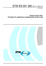 Standard ETSI ES 201382-V2.1.1 9.12.2003 preview