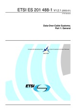 Standard ETSI ES 201488-1-V1.2.1 3.1.2003 preview