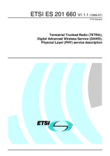Standard ETSI ES 201660-V1.1.1 20.7.1999 preview