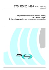 Standard ETSI ES 201684-V1.1.1 13.8.1999 preview
