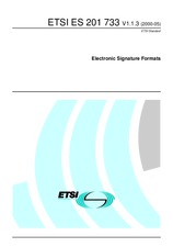 Standard ETSI ES 201733-V1.1.3 9.5.2000 preview