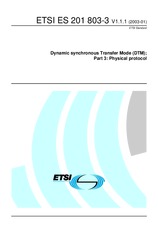 Standard ETSI ES 201803-3-V1.1.1 3.1.2003 preview