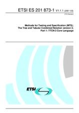 Standard ETSI ES 201873-1-V1.1.1 21.3.2001 preview