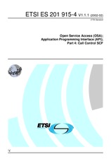 Preview ETSI ES 201915-4-V1.1.1 19.2.2002
