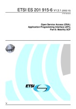 Standard ETSI ES 201915-6-V1.3.1 2.10.2002 preview