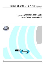 Standard ETSI ES 201915-7-V1.3.1 2.10.2002 preview